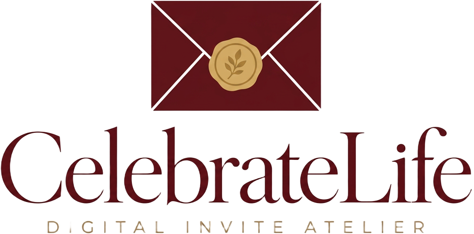 CelebrateLife · Digital Invite Atelier
